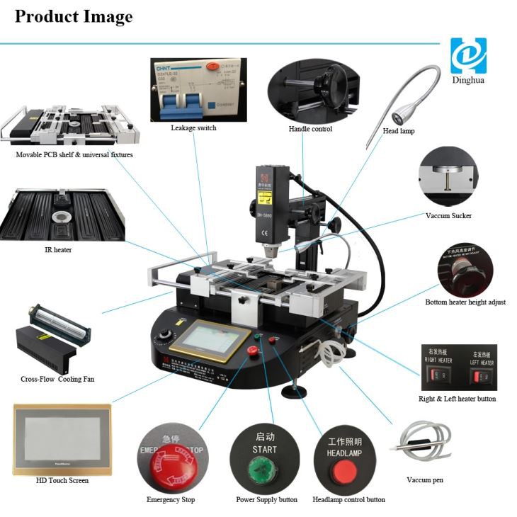 DH-5860 Original high cost-effective Bga Rework Station Price In India